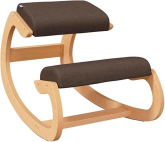 vidaXL Taburete Rodillas Madera Contrachapada Abedul Marr&oacute;n 55x84x55cm Vidaxl