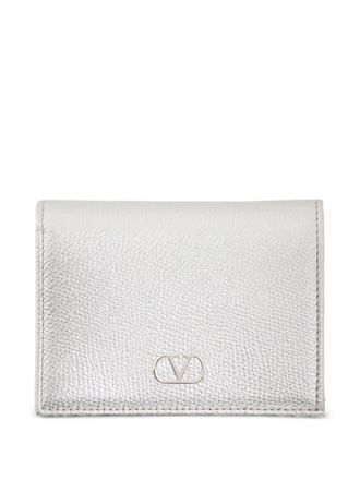 Valentino Garavani VLogo Signature portemonnee - Zilver