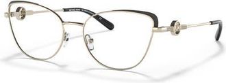 Michael Kors 54mm Cat Eye optical glasses in Gold at Nordstrom