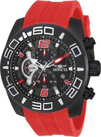 Invicta Pro Diver 22810 Heren Horloge - Quartz Uurwerk - Roestvrij Staal met zwarte Wijzerplaat - 50mm