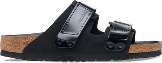 Birkenstock Uji Sandalen - Dames - Sandalen - Zwart - 37 EU - Leer - Schoenen
