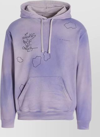 Objects IV Life cotton printed hoodie