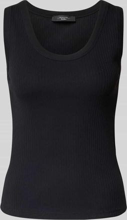 Max Mara Tanktop in Ripp-Optik Modell MULTIC in Black, Gr&ouml;&szlig;e M