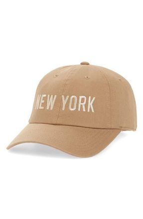 American Needle New York Cotton Baseball Cap in Khaki at Nordstrom
