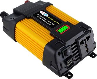 OEM Convertidor De Corriente Dc A Ac - 12 V Dc A 220 V Ac 500 W Con Pantalla Lcd - Para Veh&iacute;culo Camping Obrero - 1 Unidad