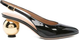 Ferragamo Elegante Zwarte Schoenen - Dames - Pumps - Zwart - 35 1/2 EU - Schoenen