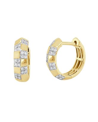 Sabrina Designs 14K 0.17 Ct. Tw. Diamond Huggie Earrings