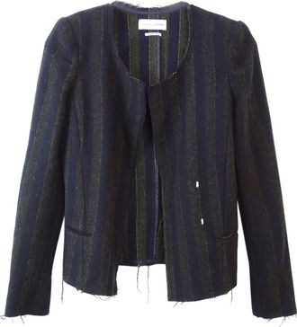 Isabel Marant Striped Distressed Jacket Size S