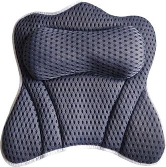 OEM Almohada Para Ba&ntilde;era Con Ventosas, Transpirable, De Secado R&aacute;pido