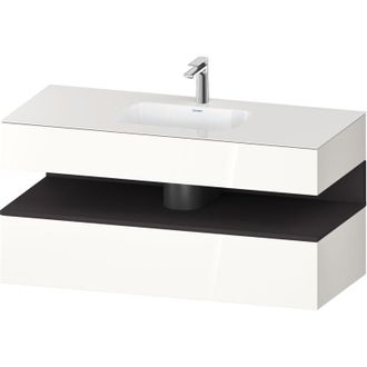 Duravit Qatego Lavabo Encastrado Con Base De Lavabo Consola, - Duravit