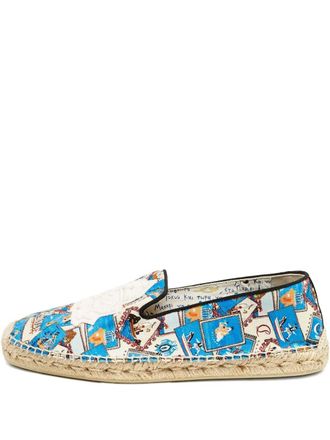Christian Louboutin Galia flat espadrilles - Blue