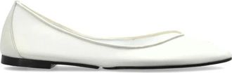Jacquemus Ovalo Ballerinas - Dames - Ballerinas - Wit - 37 EU - Leer - Schoenen