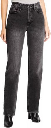 Good American Icon Straight Fit High Rise Jeans In Black251