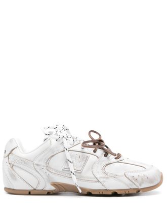 Miu Miu x New Balance 530 SL sneakers - women - Calf Leather/Calf Leather/Rubber - 37 - White