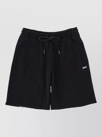 Off-white shorts side pockets back pocket graphic