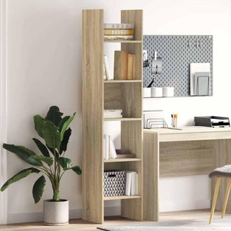 vidaXL Estanter&iacute;a Madera Contrachapada Color Roble Sonoma 40x35x180 Cm Vidaxl