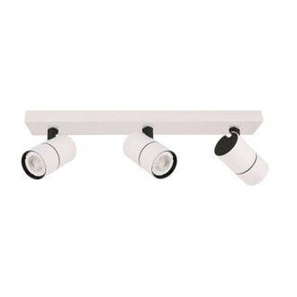 Netlighting Laconi Modern 3 Light Ceiling Spotlight Bar GU10 in White