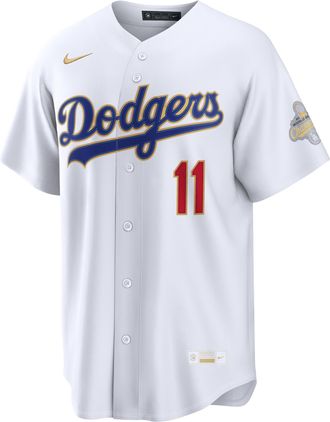 Nike Roki Sasaki Los Angeles Dodgers 2025 World Series Champion Gold Series Nike Mens MLB Stadium Jersey in White | RE260KQJ6LD-B4G