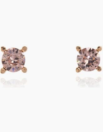 Cachet London Womens Cachet London Laine 6mm Vintage Rose Gold Earrings