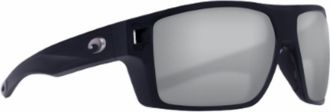 Costa Mens Diego Matte Sunglasses In Black,grey,silver Tone