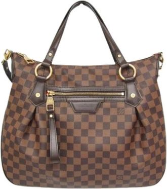 Louis Vuitton Pre-owned Handbags, female, Brown, Size: ONE SIZE Pre-owned Vintage Canvas Handbag