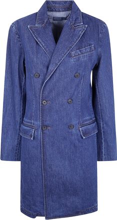 Ralph Lauren Woven Top Coat Trench Denim