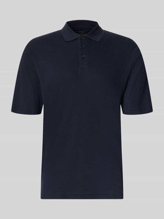 Premium by Jack & Jones Regular Fit Poloshirt mit Knopfleiste in Marine, Gr&ouml;&szlig;e XXL