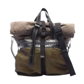 Bottega Veneta Pre-owned Backpacks, male, Brown, Size: ONE SIZE Pre-owned Nylon 2way Tote Bag