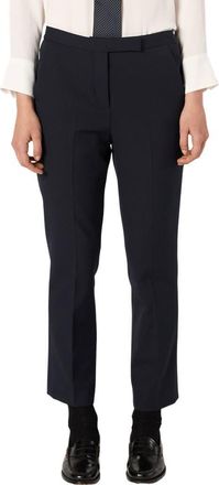 Gerard Darel Celia Straight Suit Pants in Navy Blue at Nordstrom, Size 10