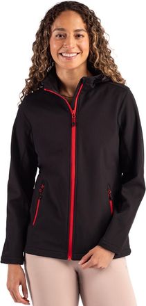 Clique Tempo Recycled Stretch Softshell Womens Hooded Jacket