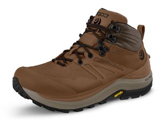 Topo Athletic Mens Trailventure 2 WP Comfortable Waterproof 5MM Drop Trail Running Boots, Athletic Shoes for Trail Running, Brown/Tan, 6.5 UK