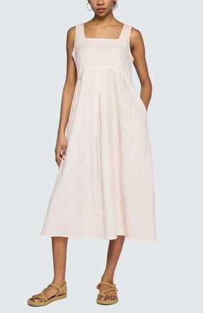 Luukaa D'Celli Norelle Garment-Dyed Balloon Dress in Rose Quartz at Nordstrom, Size 10
