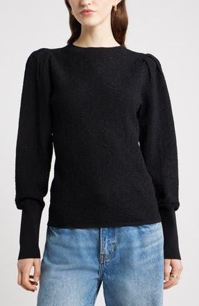 Nordstrom Lacy Open Stitch Sweater in Black at Nordstrom Rack, Size Xx-Small