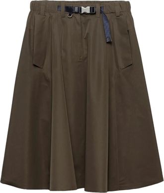 Prada Technical Fabric Skirt