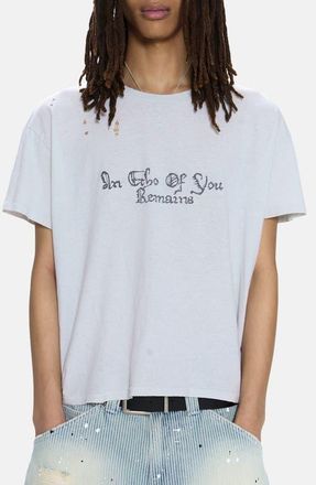 Jaded London An Echo of You Remains Graphic T-Shirt in White at Nordstrom, Size Xx-Large