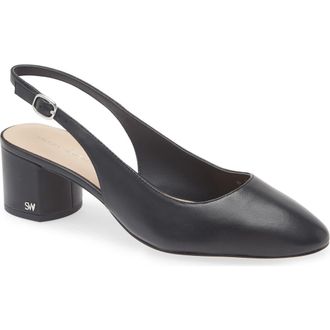 Stuart Weitzman Bridget Slingback Pump in Black at Nordstrom Rack, Size 8.5