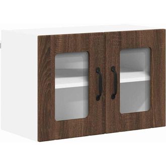 vidaXL Gabinete de cocina con estante Roble Marrón 60 x 31 x 40 cm vidaXL