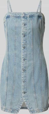 G-Star Slim Fit Minikleid in Denim-Optik in Jeansblau Melange, Gr&ouml;&szlig;e XS