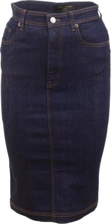 Dolce & Gabbana Dames, Rokken, Blauw, Maat: 2XS Denim
