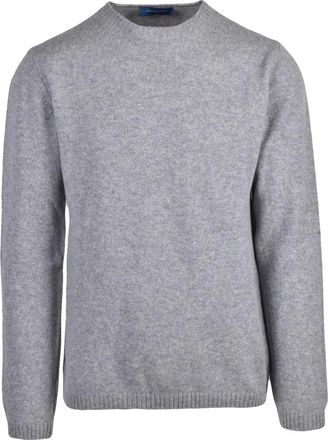 Daniele Fiesoli Truien & Vesten, Heren, Grijs, L, Wol, Pullover Girocollo