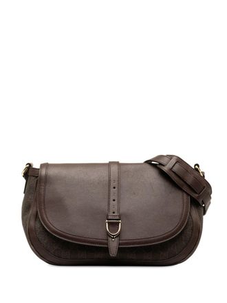 Gucci 2000-2015 GG Supreme Stirrup crossbody bag - Brown