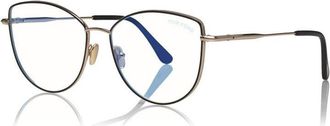 Tom Ford TF5667-B 005 Black Enamel/Rose Gold 55mm