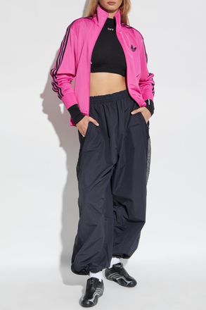 adidas Sweatshirt With Stand-up Collar, Womens, Pink