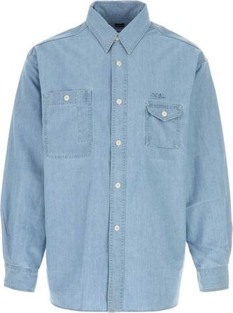 Nanam&iacute;ca Regular Collar Chambray Shirt - male - Nanamica - Denim Shirts - Blue - L - Shirts