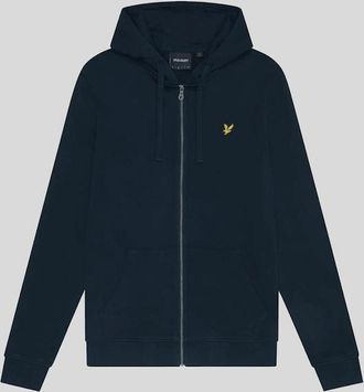 Lyle & Scott Lyle And Scott Mens Loopback Cotton Full Zip Hoodie - Navy - Size: 44/Regular