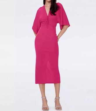 Diane Von F&uuml;rstenberg Valerie Dress In Berry Pink