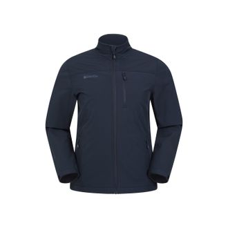 Mountain Warehouse Heren Grasmere Soft Shell Jas (Donkerblauw)