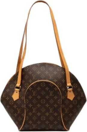Louis Vuitton Pre-owned Ellipse Shopper - Dames - Vintage Schoudertas - Bruin - ONE Size - Leer - Vintage