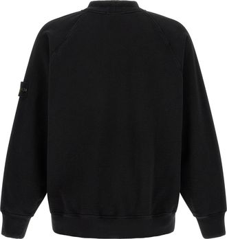 Stone Island Cotton Sweatshirt - Black