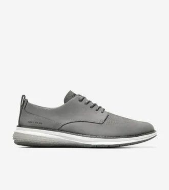 Cole Haan Mens &Oslash;riginal Grand Energyweave Perforated Plain Toe Oxford Shoes - Grey Size 10.5